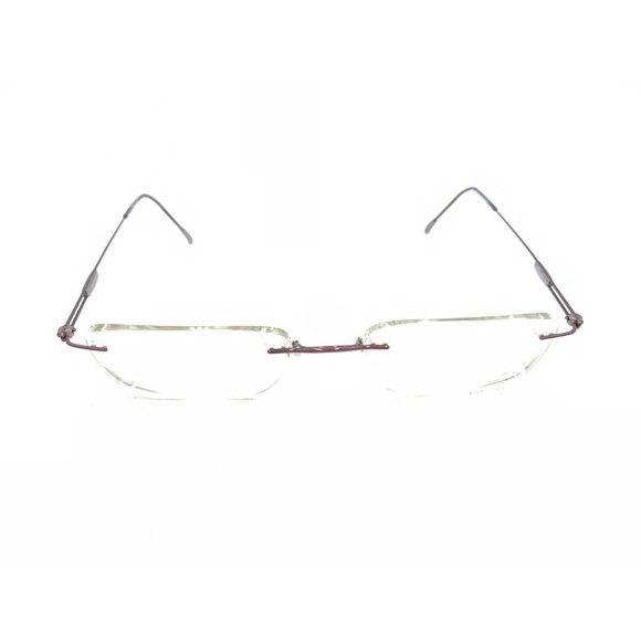 Silhouette 7663 40 6087 Titanium Brown Rimless Eyeglasses Frames 52-19 140 - Picture 2 of 13